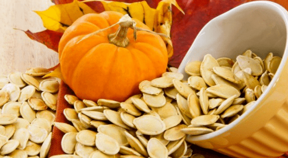 Pumpkin seeds to cleanse the body of parasites